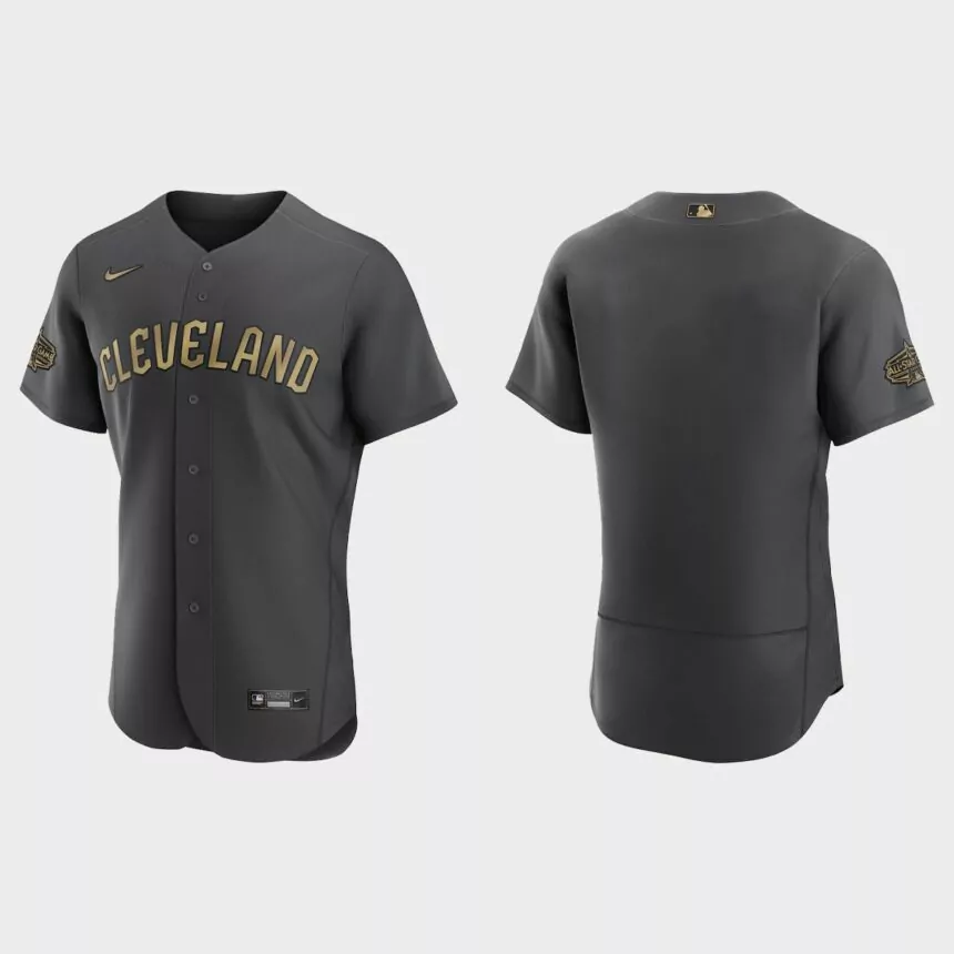 Cleveland Guardians 2022 MLB All-Star Game Authentic Jersey – Charcoal