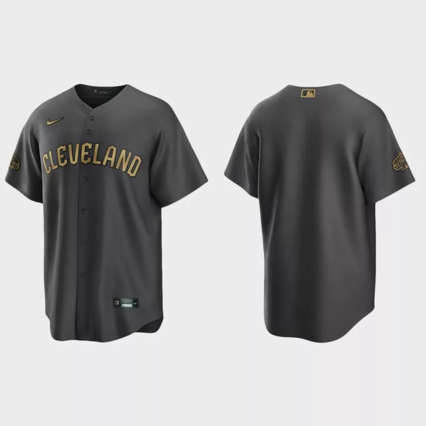 Cleveland Guardians 2022 MLB All-Star Game Replica Jersey – Charcoal