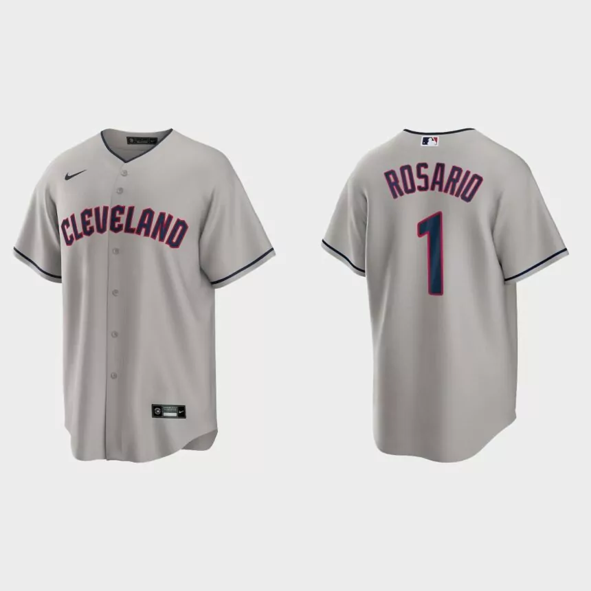 Cleveland Guardians Amed Rosario Replica Jersey – Gray