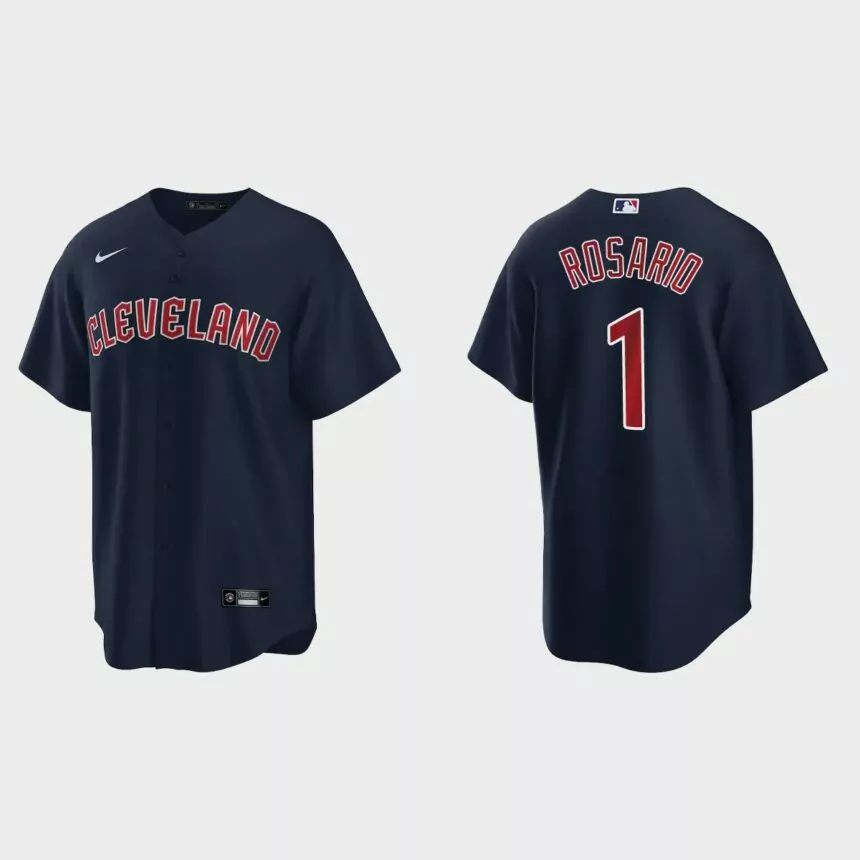 Cleveland Guardians Amed Rosario Replica Jersey – Navy