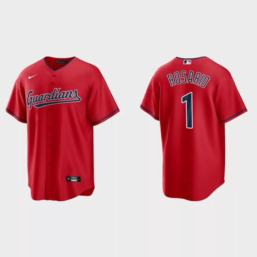 Cleveland Guardians Amed Rosario Replica Jersey – Red