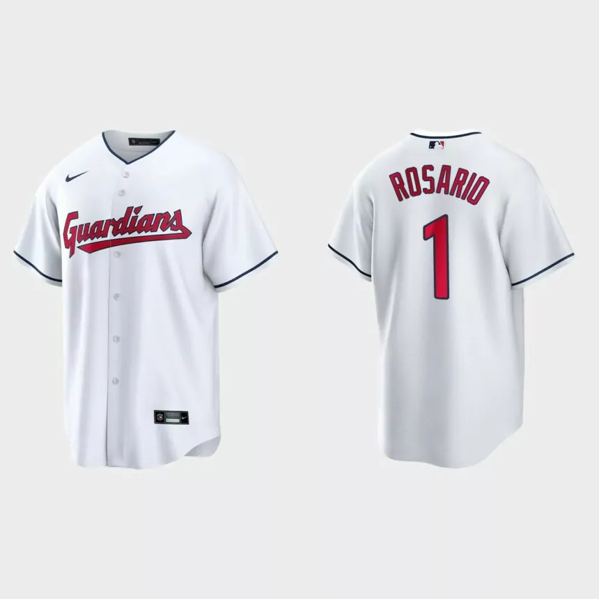 Cleveland Guardians Amed Rosario Replica Jersey – White