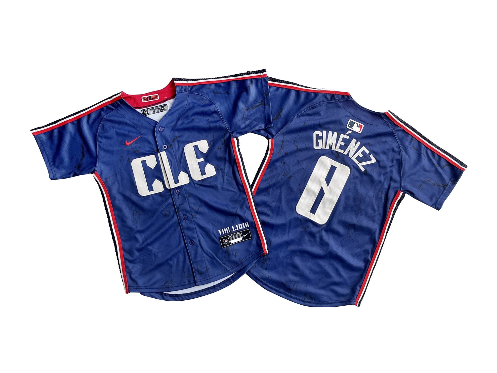 Cleveland Guardians Andres Gimenez Nike Navy 2024 City Connect Limited Jersey