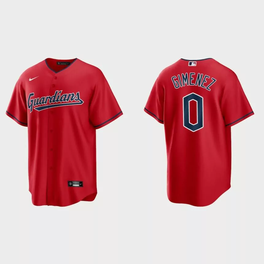 Cleveland Guardians Andres Gimenez Replica Jersey – Red