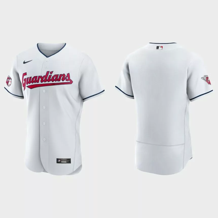 Cleveland Guardians Authentic Home Jersey – White