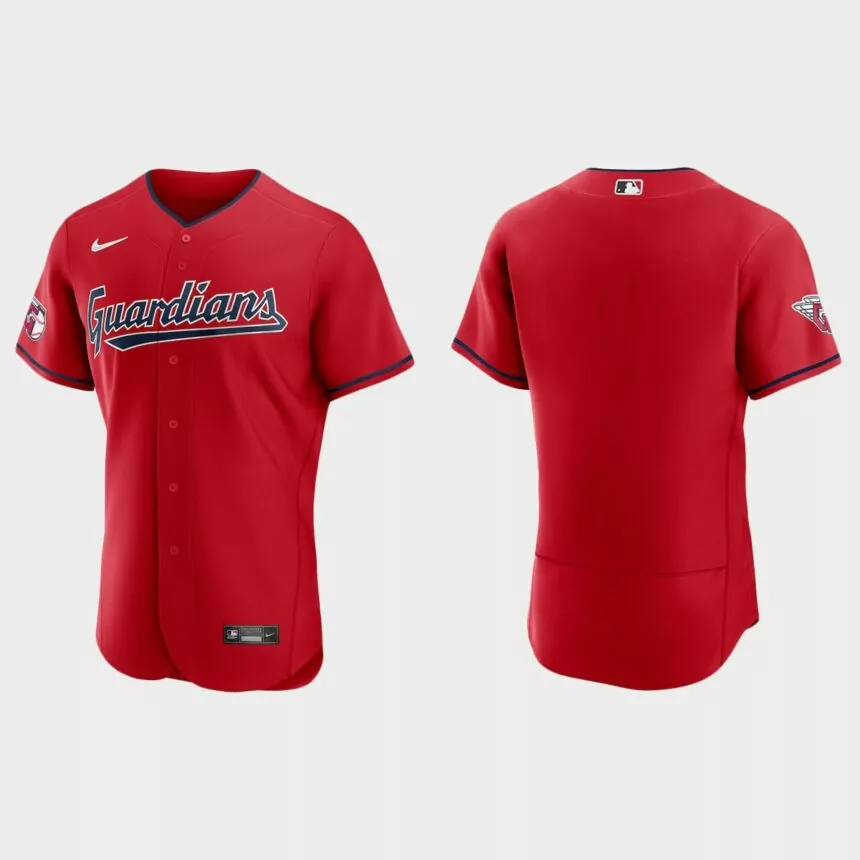 Cleveland Guardians Authentic Red Jersey – Red