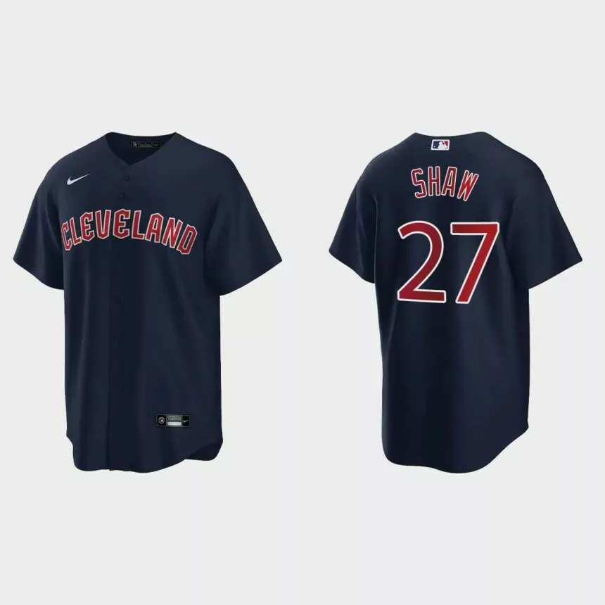 Cleveland Guardians Bryan Shaw Replica Jersey – Navy