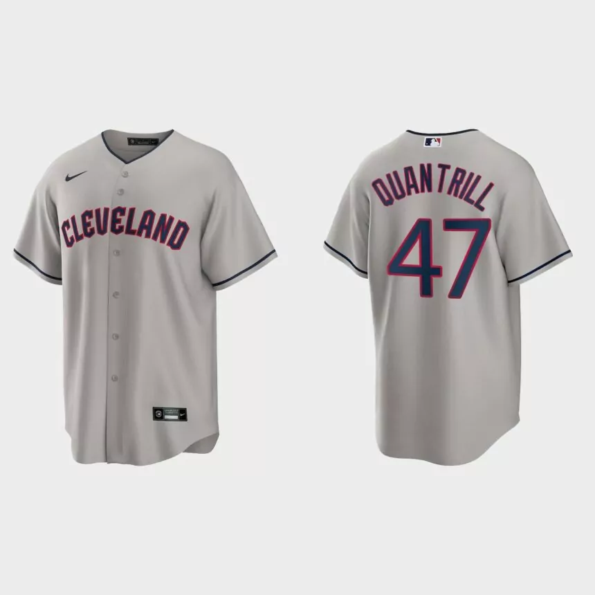 Cleveland Guardians Cal Quantrill Replica Jersey – Gray