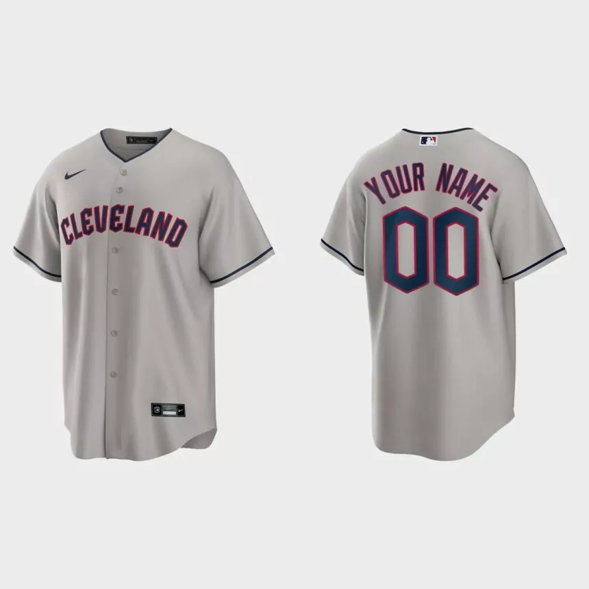 Cleveland Guardians Custom Replica Jersey – Gray