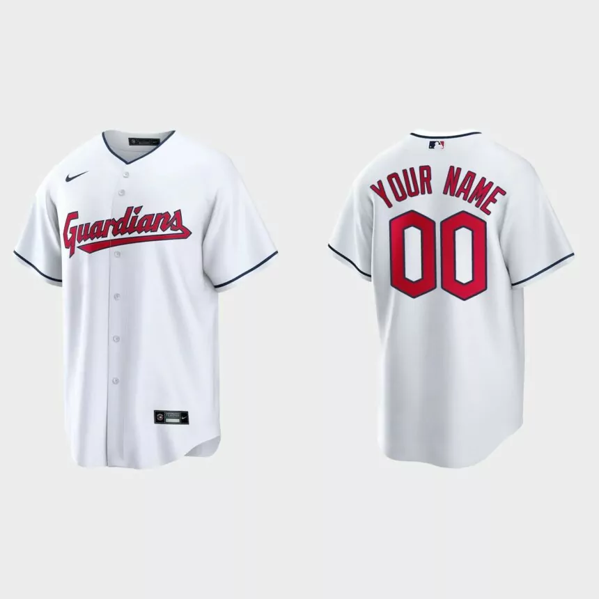 Cleveland Guardians Custom Replica Jersey – White