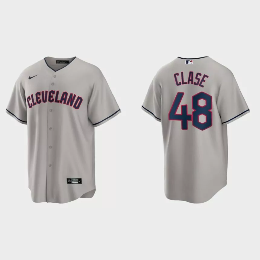 Cleveland Guardians Emmanuel Clase Replica Jersey – Gray