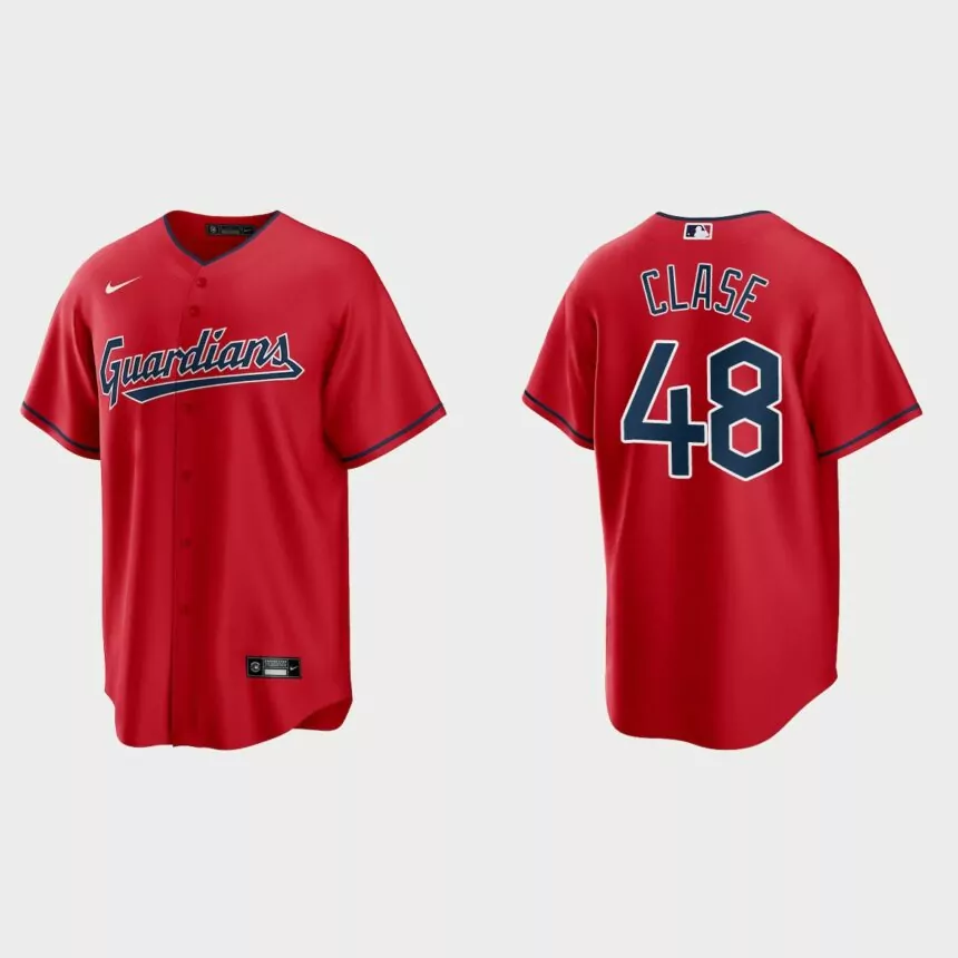 Cleveland Guardians Emmanuel Clase Replica Jersey – Red