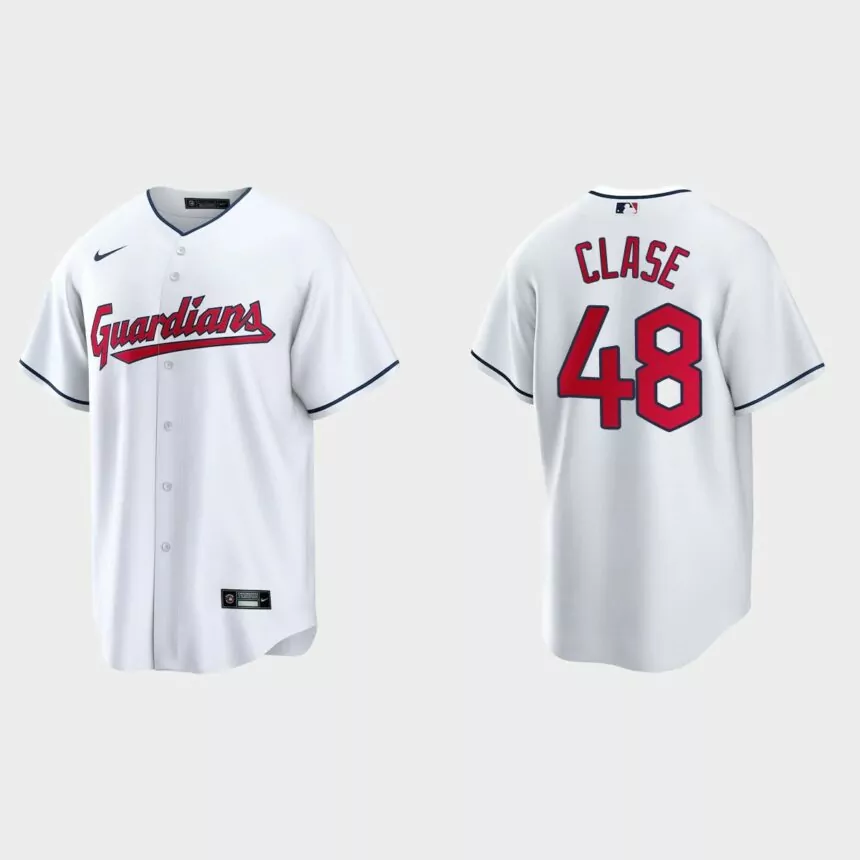 Cleveland Guardians Emmanuel Clase Replica Jersey – White