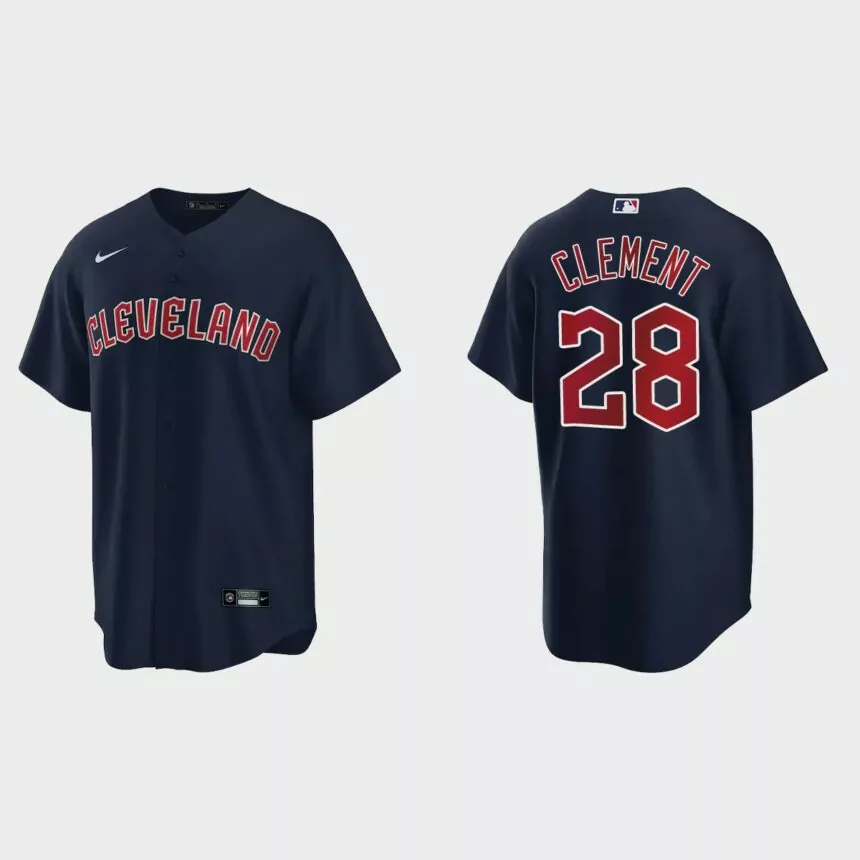 Cleveland Guardians Ernie Clement Replica Jersey – Navy