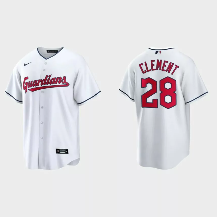 Cleveland Guardians Ernie Clement Replica Jersey – White