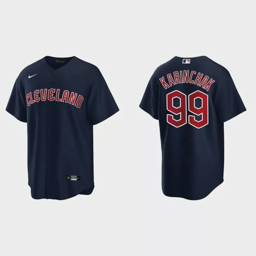 Cleveland Guardians James Karinchak Replica Jersey – Navy