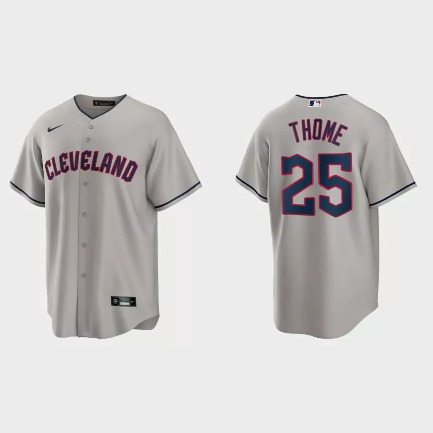 Cleveland Guardians Jim Thome Replica Jersey – Gray