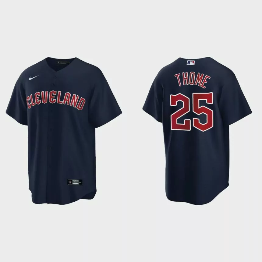 Cleveland Guardians Jim Thome Replica Jersey – Navy