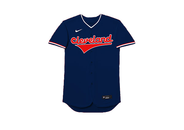 Cleveland Guardians Men's Nike Navy Alternate 2021 Authentic Team MLB Jersey