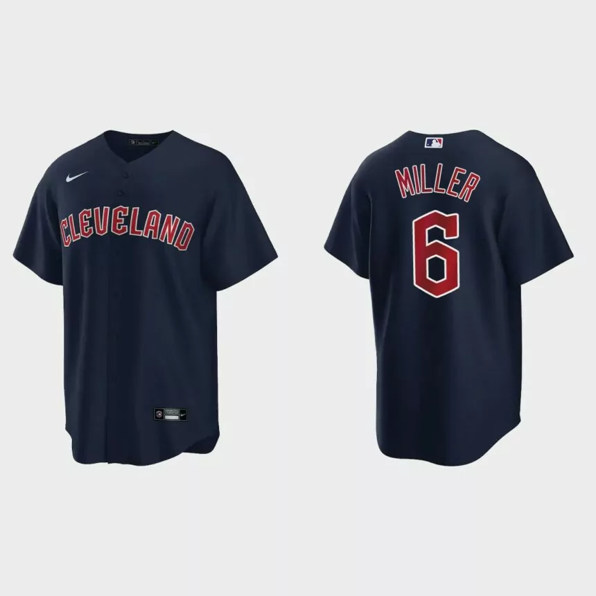 Cleveland Guardians Owen Miller Replica Jersey – Navy