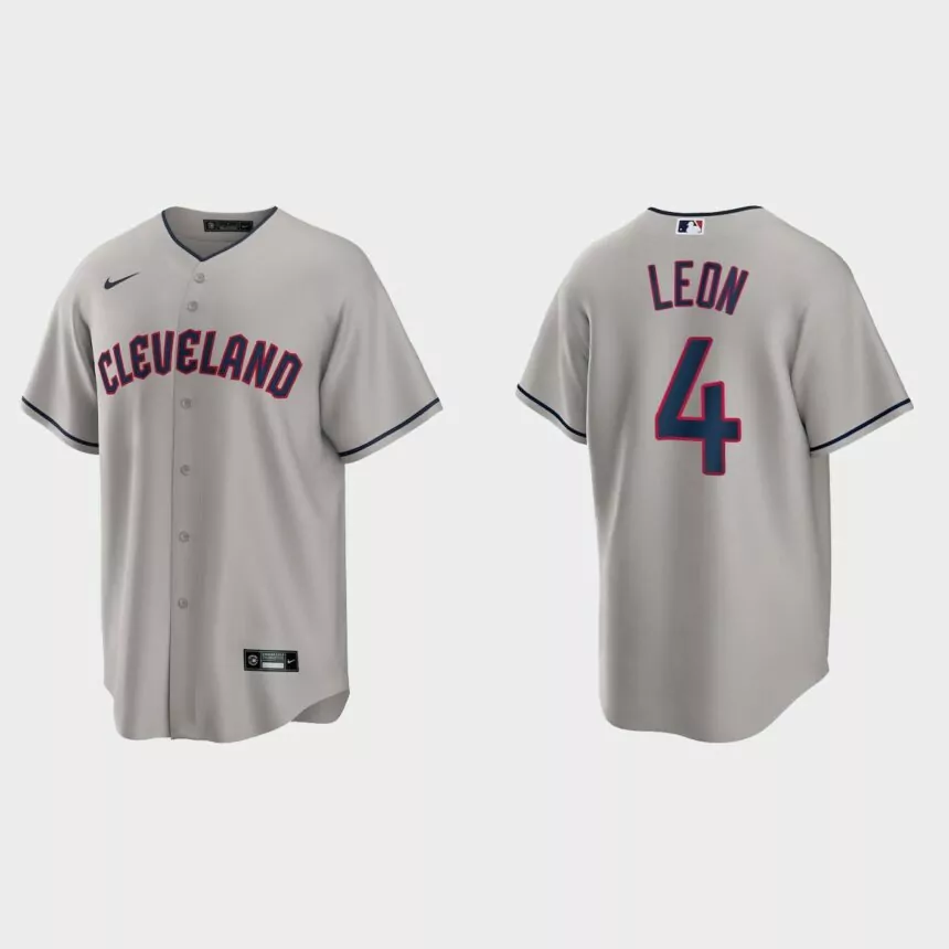 Cleveland Guardians Sandy Leon Replica Jersey – Gray