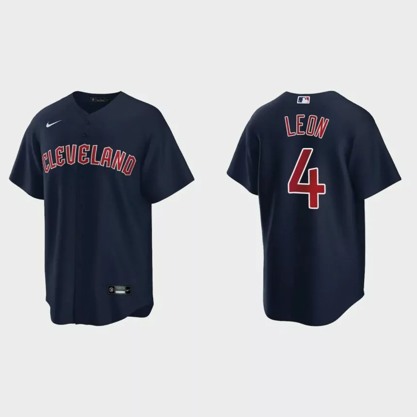 Cleveland Guardians Sandy Leon Replica Jersey – Navy