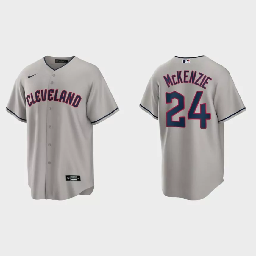 Cleveland Guardians Triston McKenzie Replica Jersey – Gray