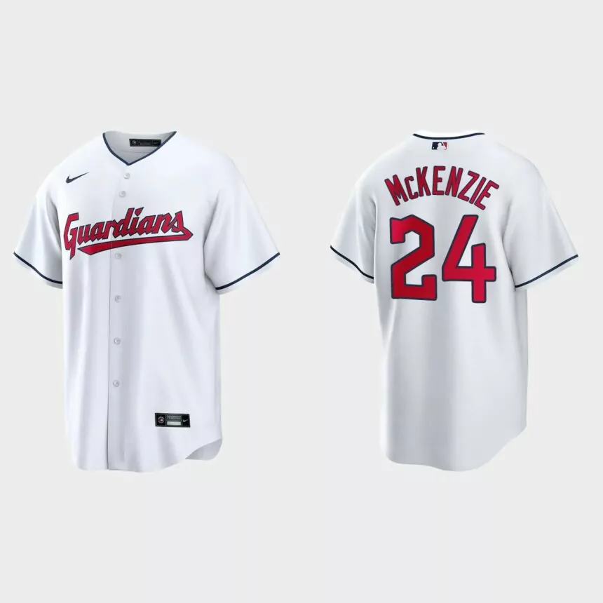 Cleveland Guardians Triston McKenzie Replica Jersey – White