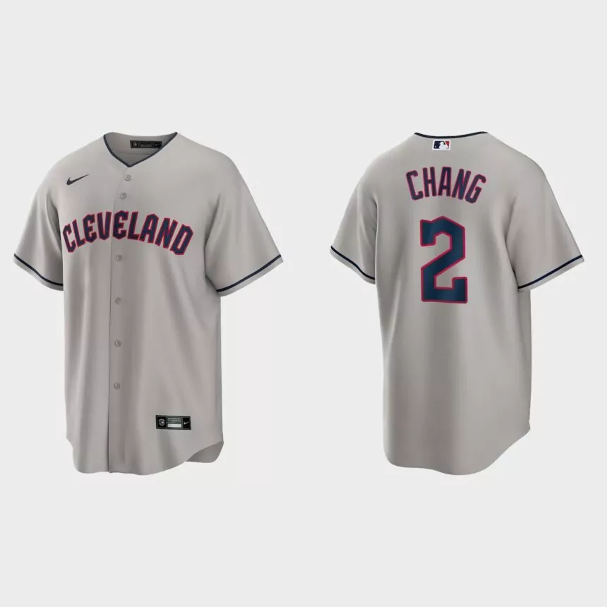 Cleveland Guardians Yu Chang Replica Jersey – Gray