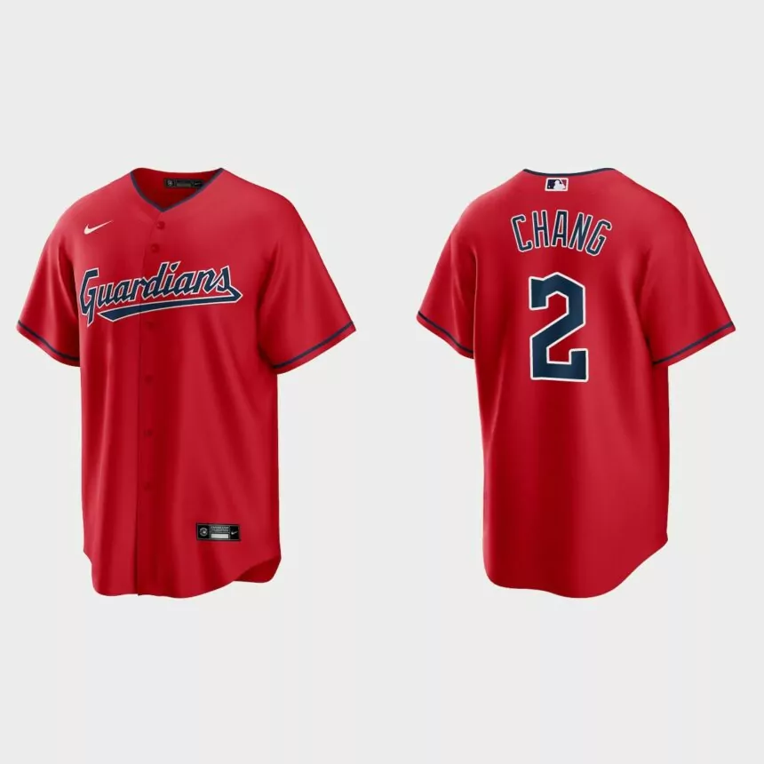 Cleveland Guardians Yu Chang Replica Jersey – Red