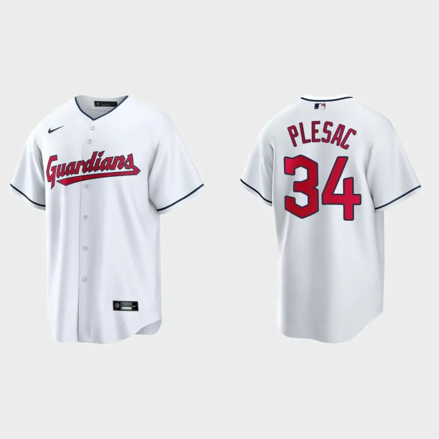 Cleveland Guardians Zach Plesac Replica Jersey – White