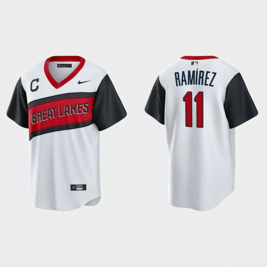 Cleveland Indians Jose Ramirez 2021 Little League Classic Home Replica J