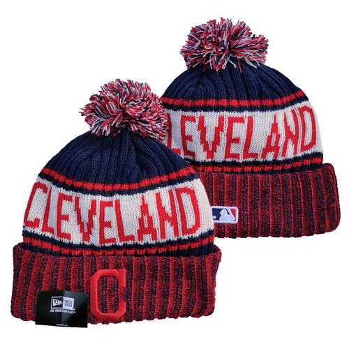 Cleveland Team Logo Pom Knit Hat YD