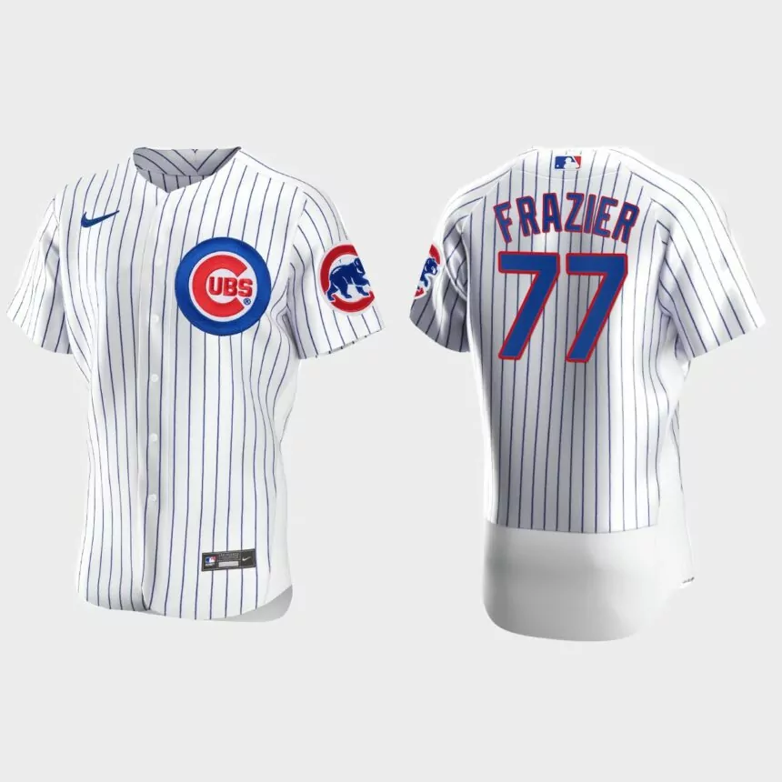 Clint Frazier Chicago Cubs Authentic Home Jersey – White
