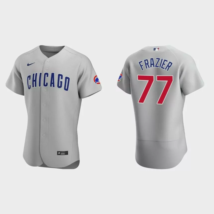 Clint Frazier Chicago Cubs Authentic Road Jersey – Gray