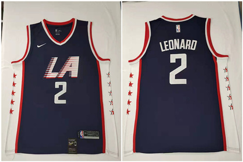 Clippers 2 Kawhi Leonard Black City Edition Nike Swingman Jersey