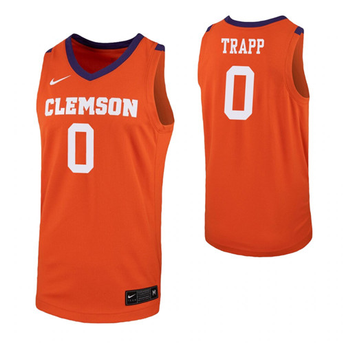 Clyde Trapp Jersey Orange Clemson Tigers Replica