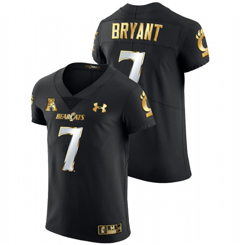 Coby Bryant Cincinnati Bearcats Black 2021-22 Golden Edition Elite Football Jersey