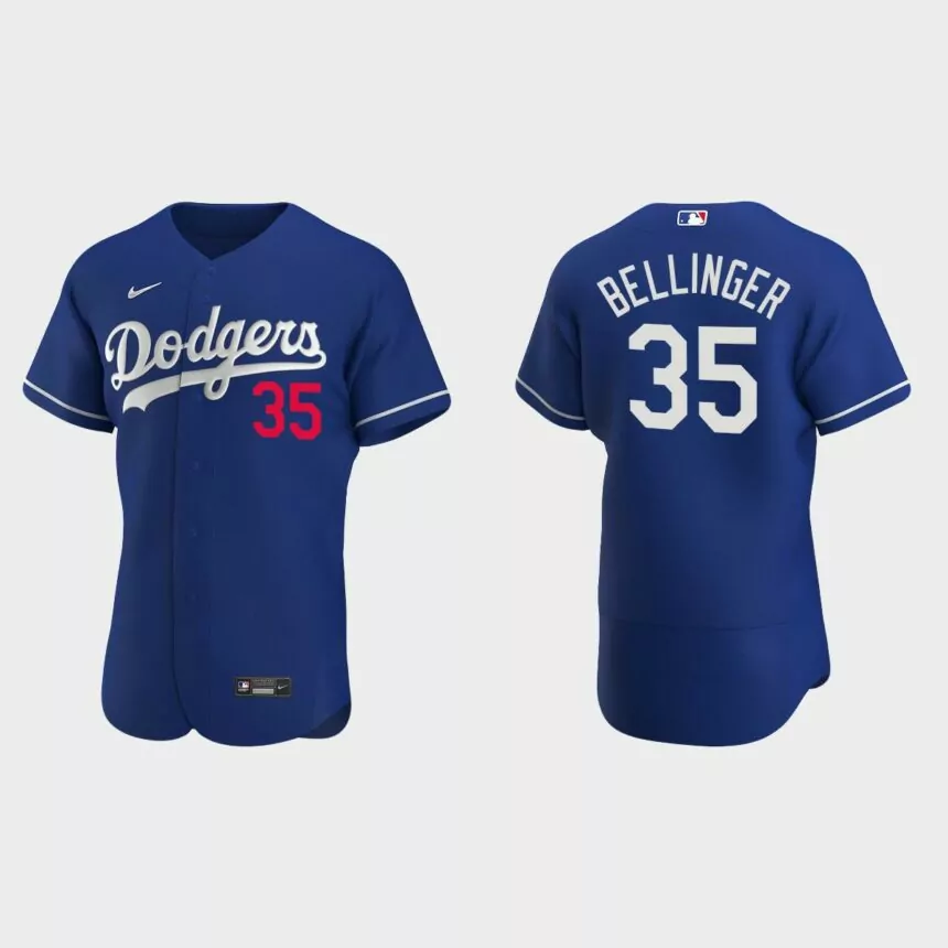 Cody Bellinger #35 Los Angeles Dodgers Royal Authentic 2020 Alternate Jersey