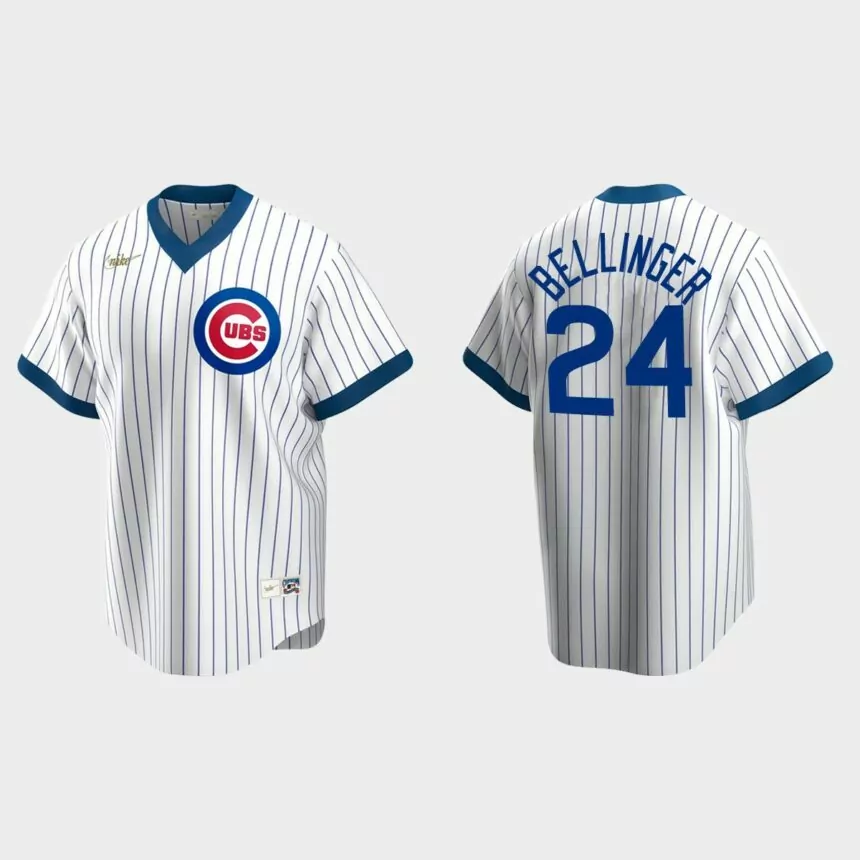 Cody Bellinger Chicago Cubs Cooperstown Collection Home Jersey – White