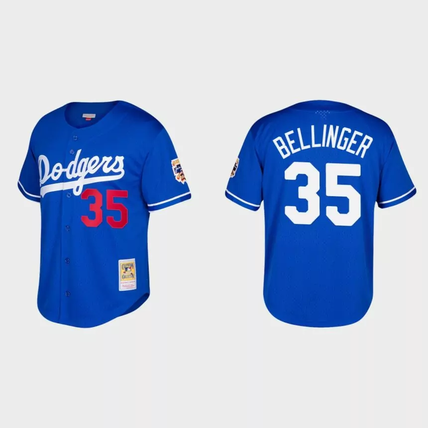 Cody Bellinger Los Angeles Dodgers Cooperstown Collection Mesh Batting Practice Jersey – Royal