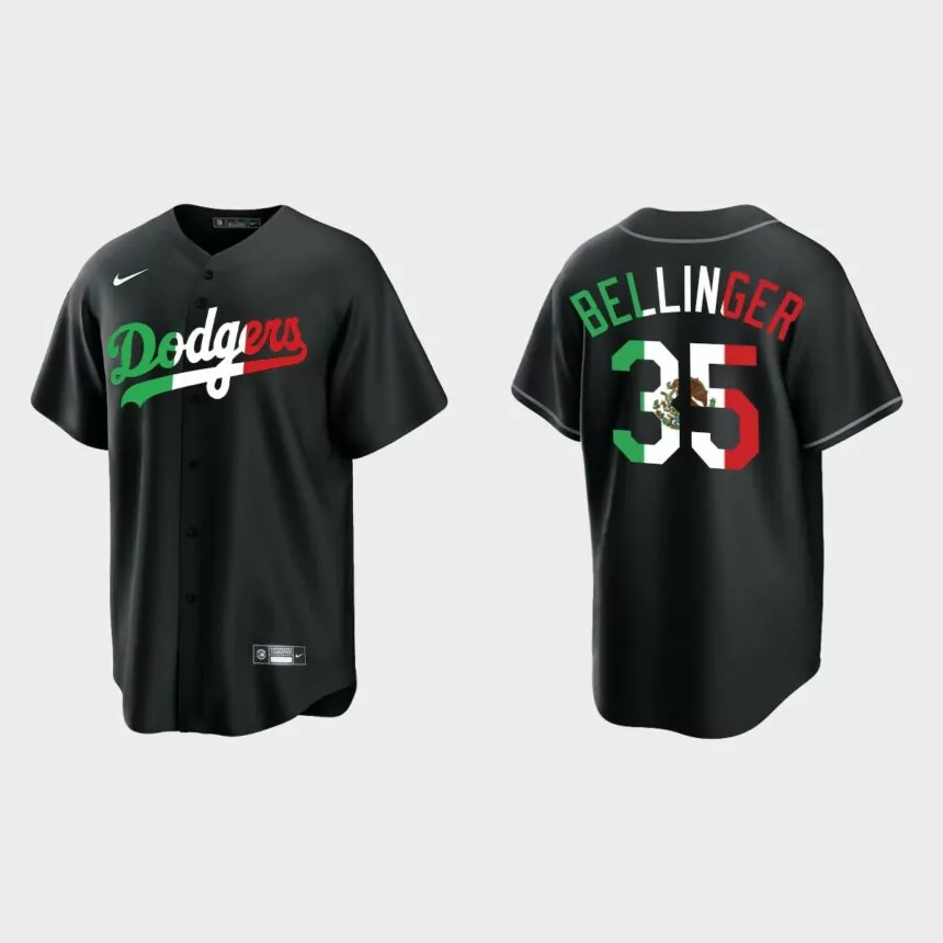 Cody Bellinger Los Angeles Dodgers Mexican Heritage Night Replica Jersey – Black