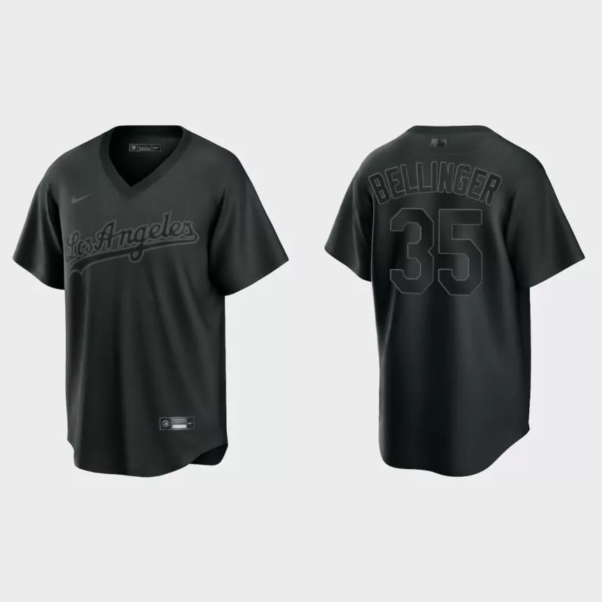Cody Bellinger Los Angeles Dodgers Pitch Black Fashion Replica Jersey – Black