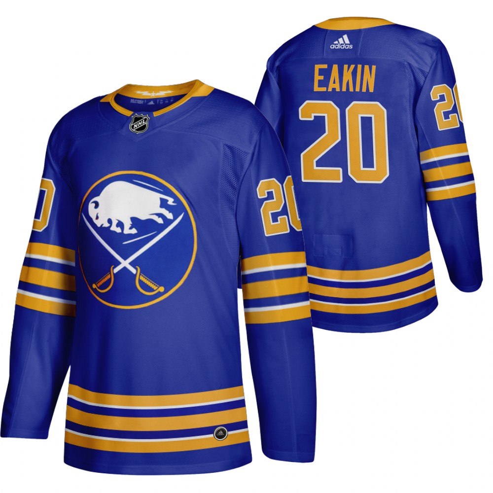 Cody Eakin Buffalo Sabres Royal Authentic 2020-21 Jersey Away