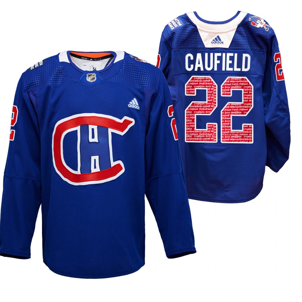 Cole Caufield Canadiens RadioTeleDON Jersey Royal Special Edition
