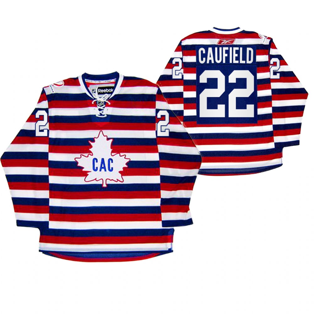 Cole Caufield Montreal Canadiens 100th Anniversary Celebration Red Retro Jersey