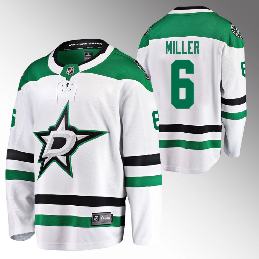 Colin Miller Jersey Dallas Stars Away White Breakaway Player