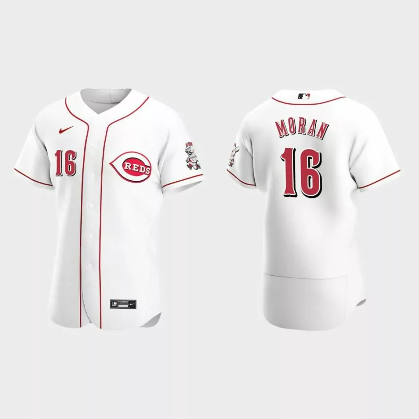 Colin Moran Cincinnati Reds Authentic Home Jersey – White
