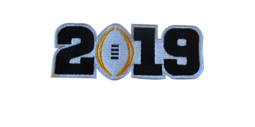 College Football Black 2019 Finals Patch