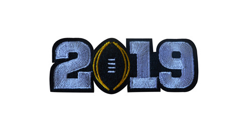 College Football White 2019 Finals Patch